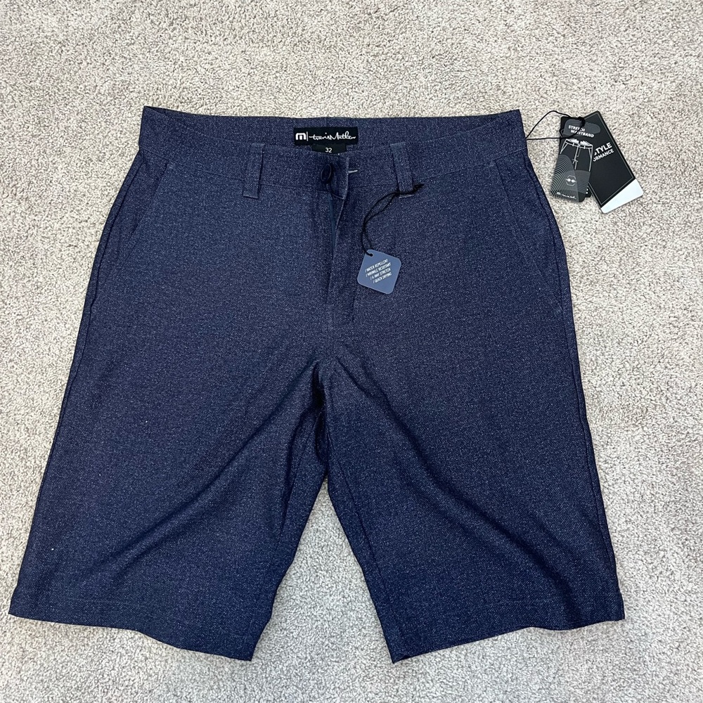 Mens Travis Mathew Panama Dark Blue Shorts